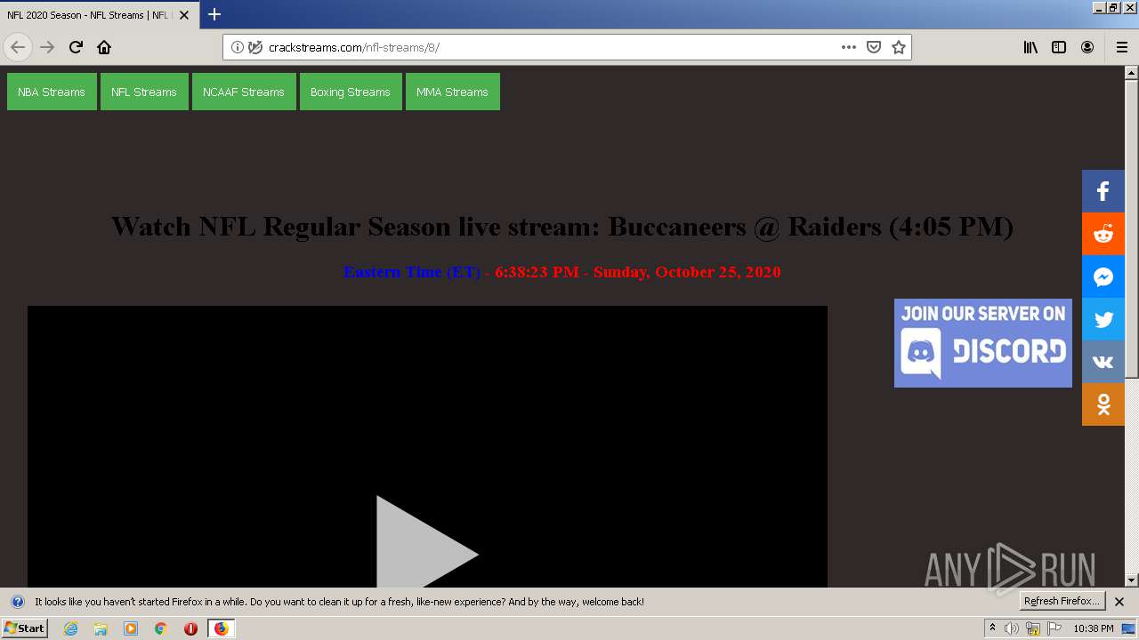 Crackstreams - exclusive for free nfl streams