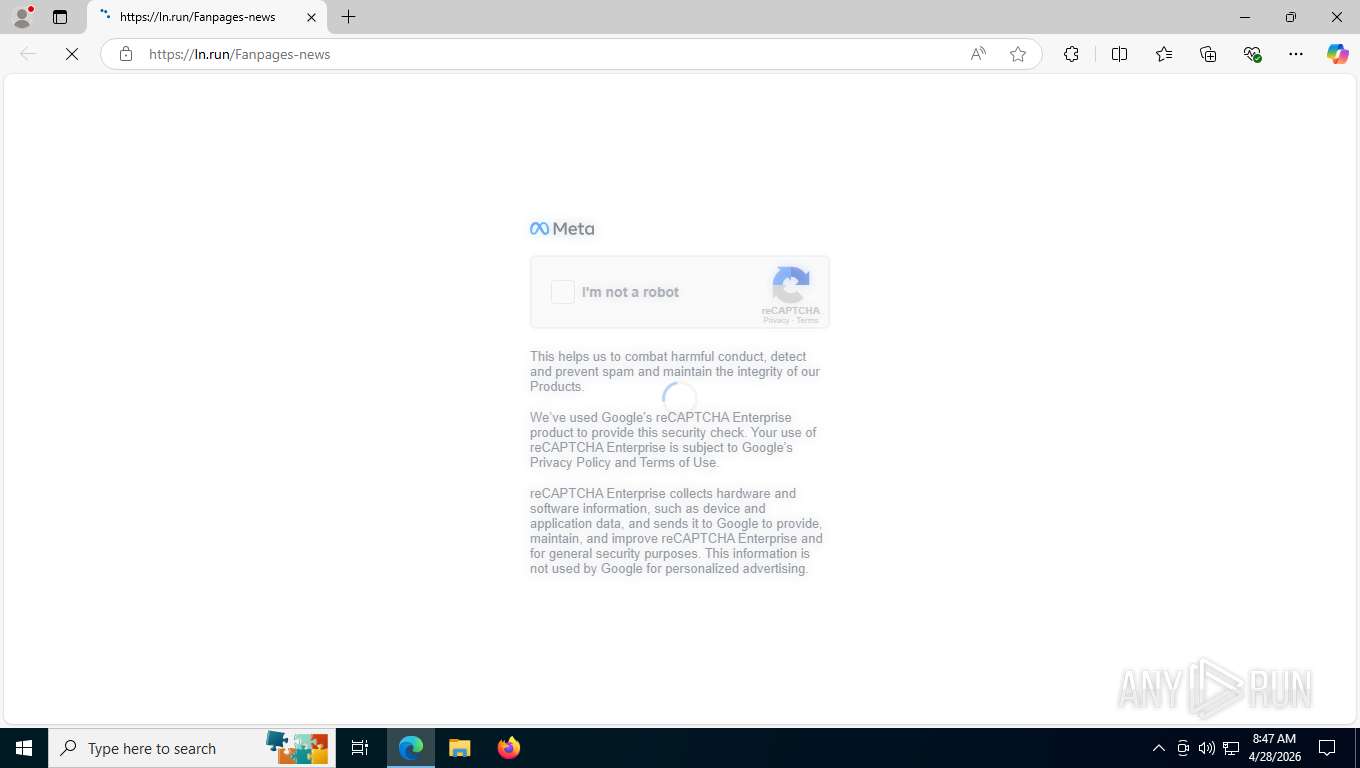 Malware analysis https://ln.run/fr-news2804 Malicious activity | ANY ...