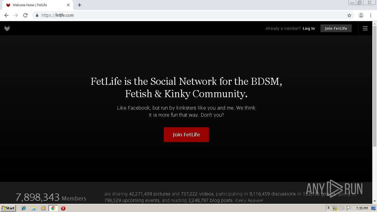 Malware analysis http://pic2.fetlife.com/ No threats detected | ANY.RUN -  Malware Sandbox Online