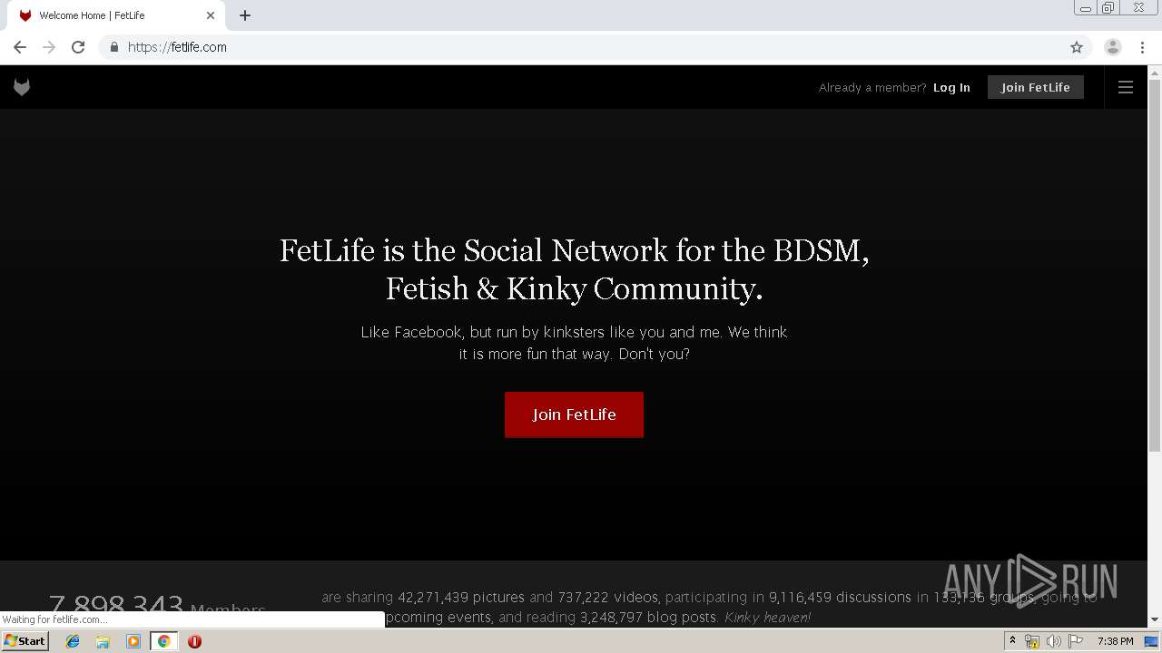 Malware analysis http://pic2.fetlife.com/ No threats detected | ANY.RUN -  Malware Sandbox Online