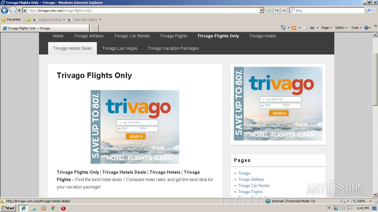 Trivago flights deals