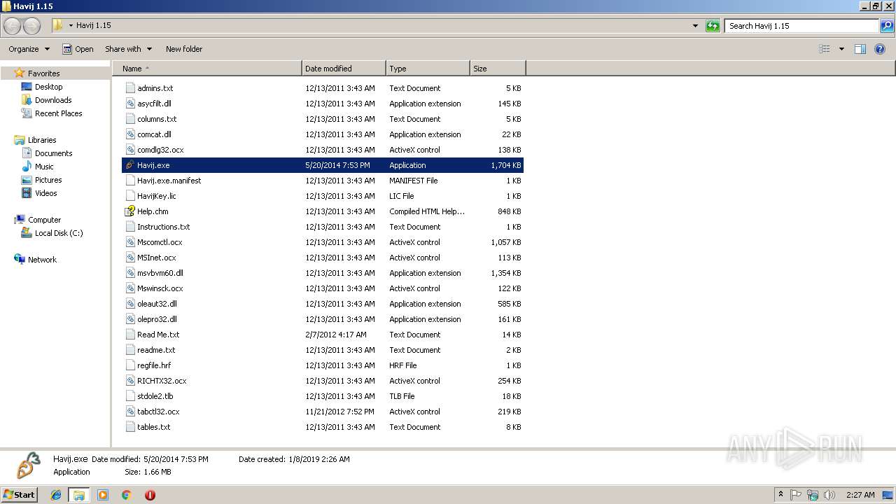 Malware Analysis Havij 1.15.Rar No Threats Detected | ANY.RUN.