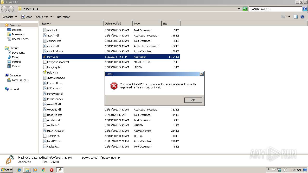 Malware Analysis Havij 1.15.Rar No Threats Detected | ANY.RUN.