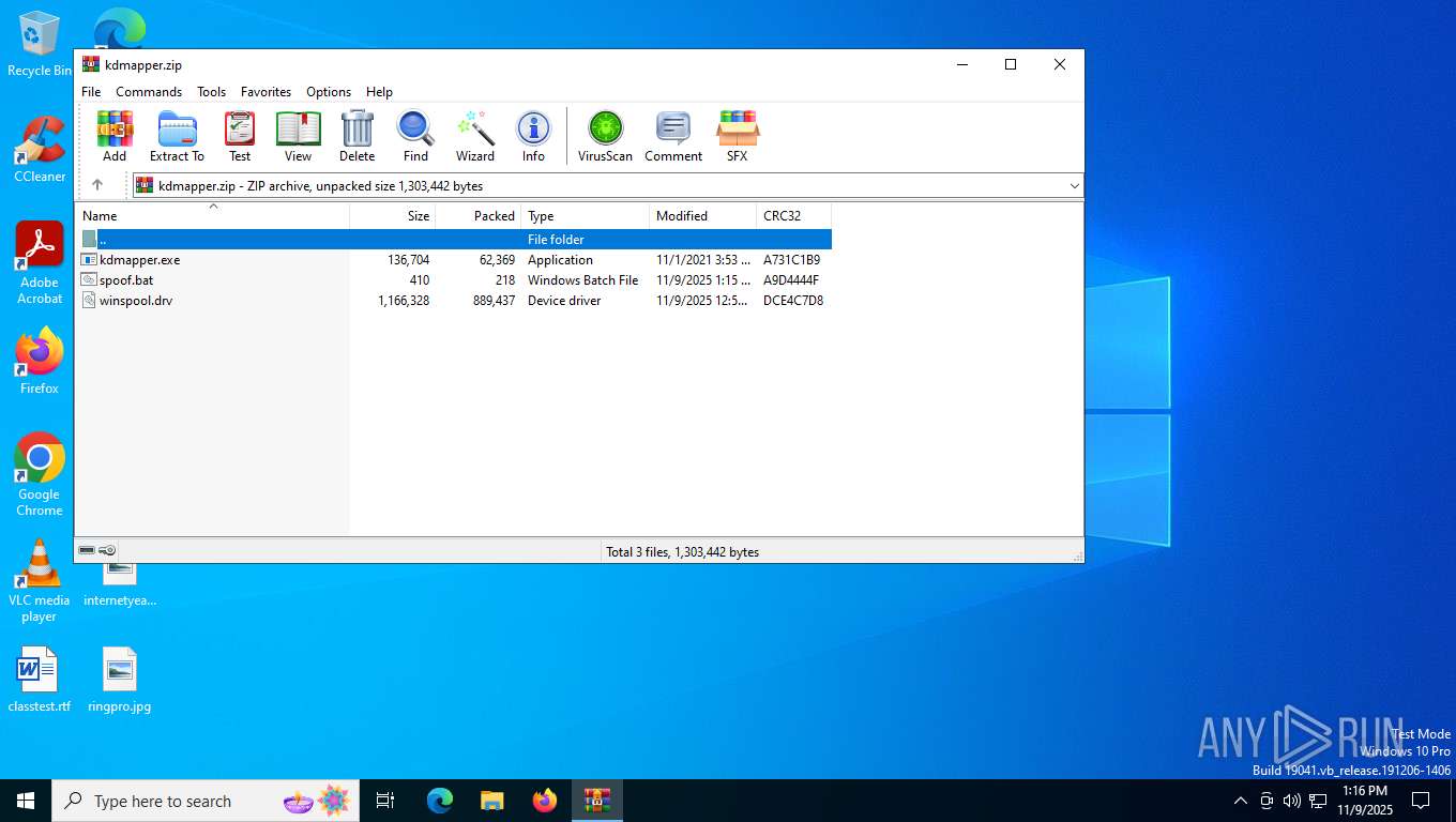 Malware analysis kdmapper.zip Malicious activity | ANY.RUN - Malware ...