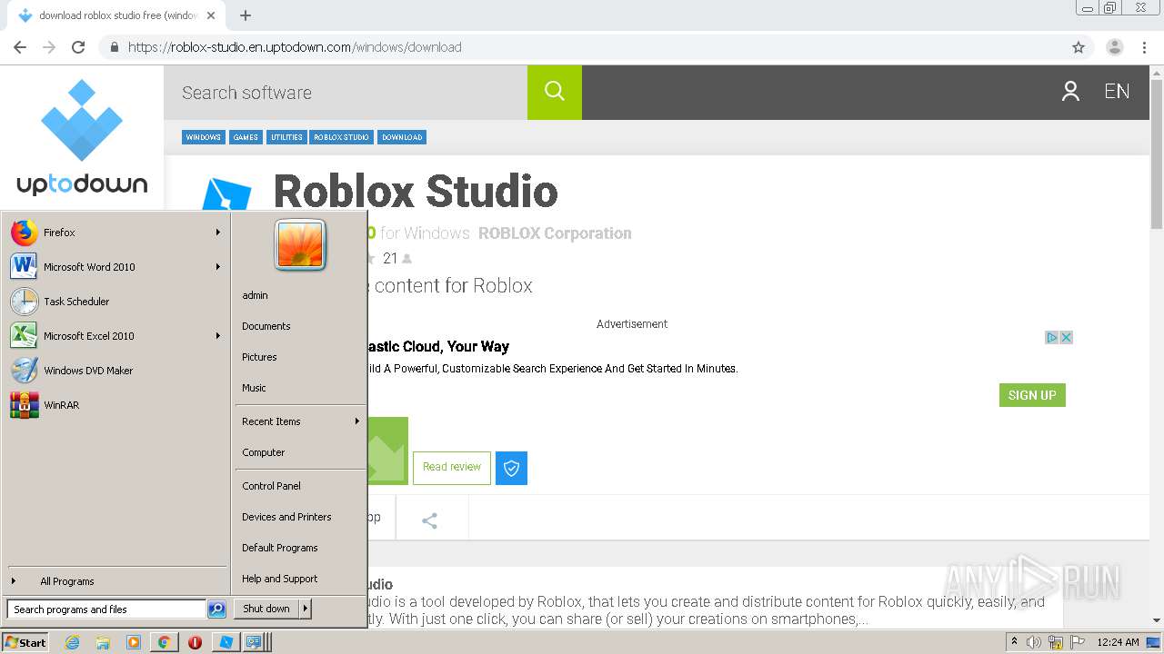 Starting Windows - Roblox