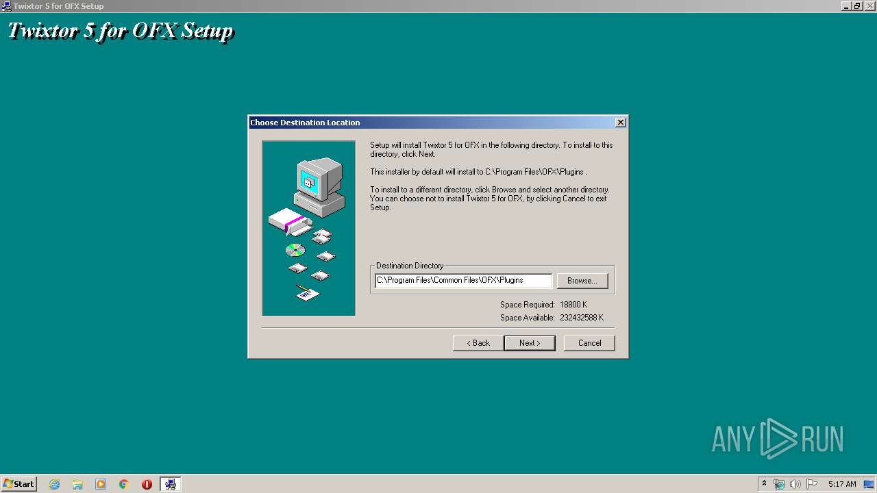 Malware analysis Twixtor5.11OFXInstall.exe Malicious activity 