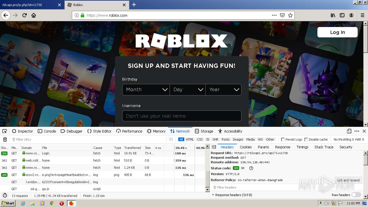 Some random APIs running in the background of my roblox webpage - #21 by  LukaDev_0 - Scripting Support - Developer Forum