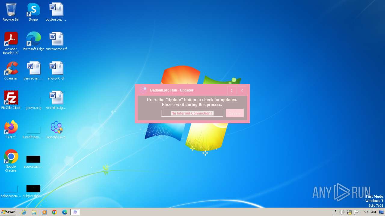 Malware analysis launcher.exe Malicious activity | ANY.RUN - Malware ...