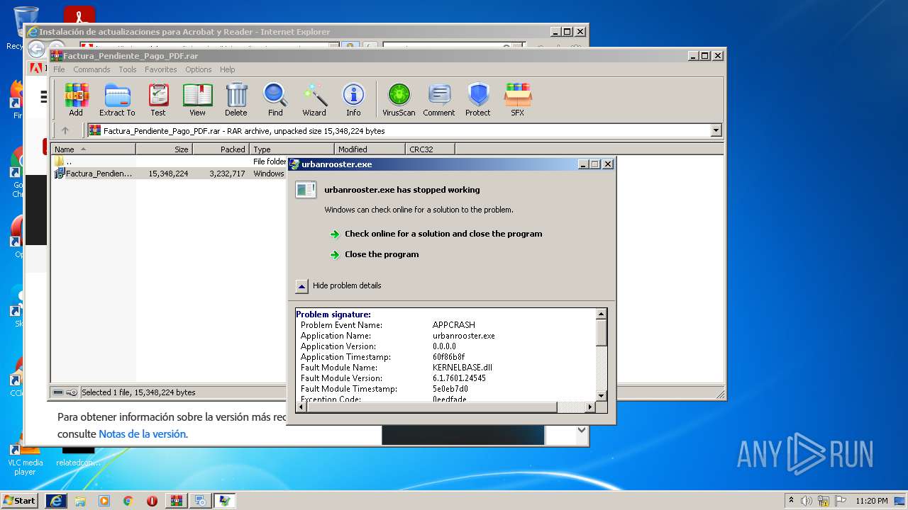 Actualizacion Para Universal C Runtime En Windows 4f7693f7e6d097a99a5fe5a343eeda1e5aeaf2d7533be7af7bd516d0b7b9c2f7 | ANY.RUN  - Free Malware Sandbox Online