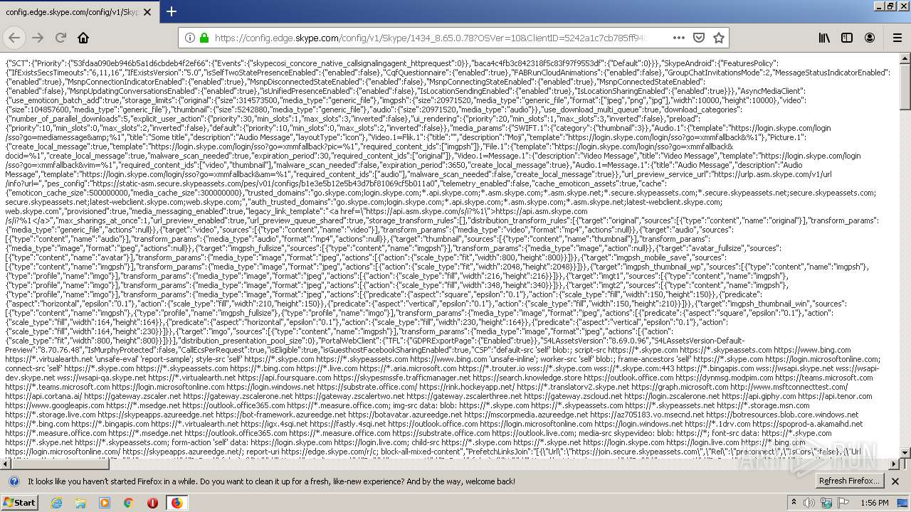 Malware analysis https://config.edge.skype.com/config/v1/Skype/1434_8 ...