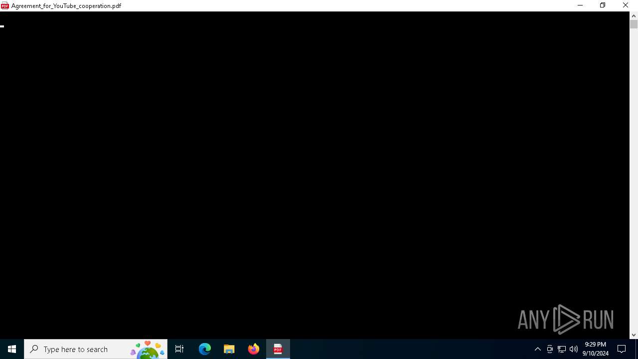Malware analysis Agreement_for_YouTube_cooperation.pdf.lnk Malicious ...
