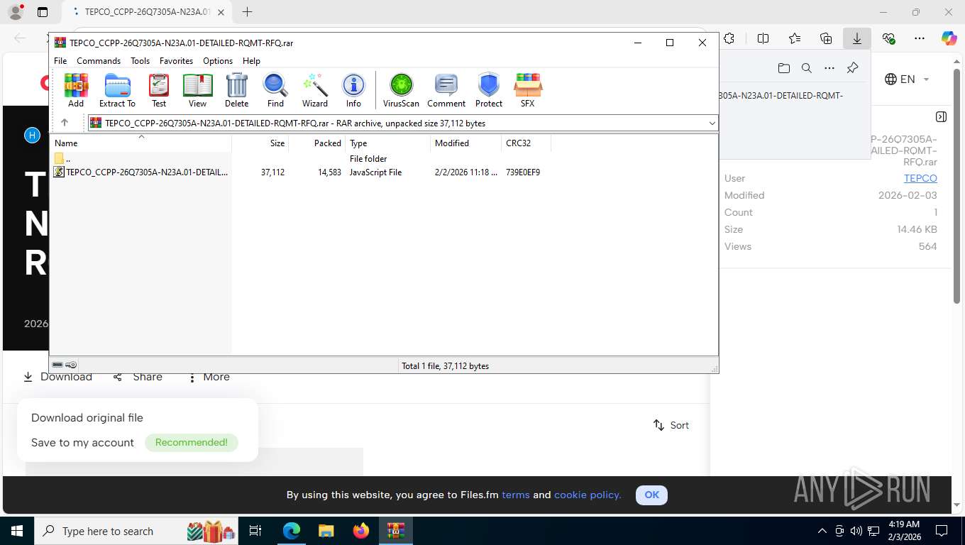 Malware analysis https://files.fm/u/5tvjz9wj4k Malicious activity | ANY ...