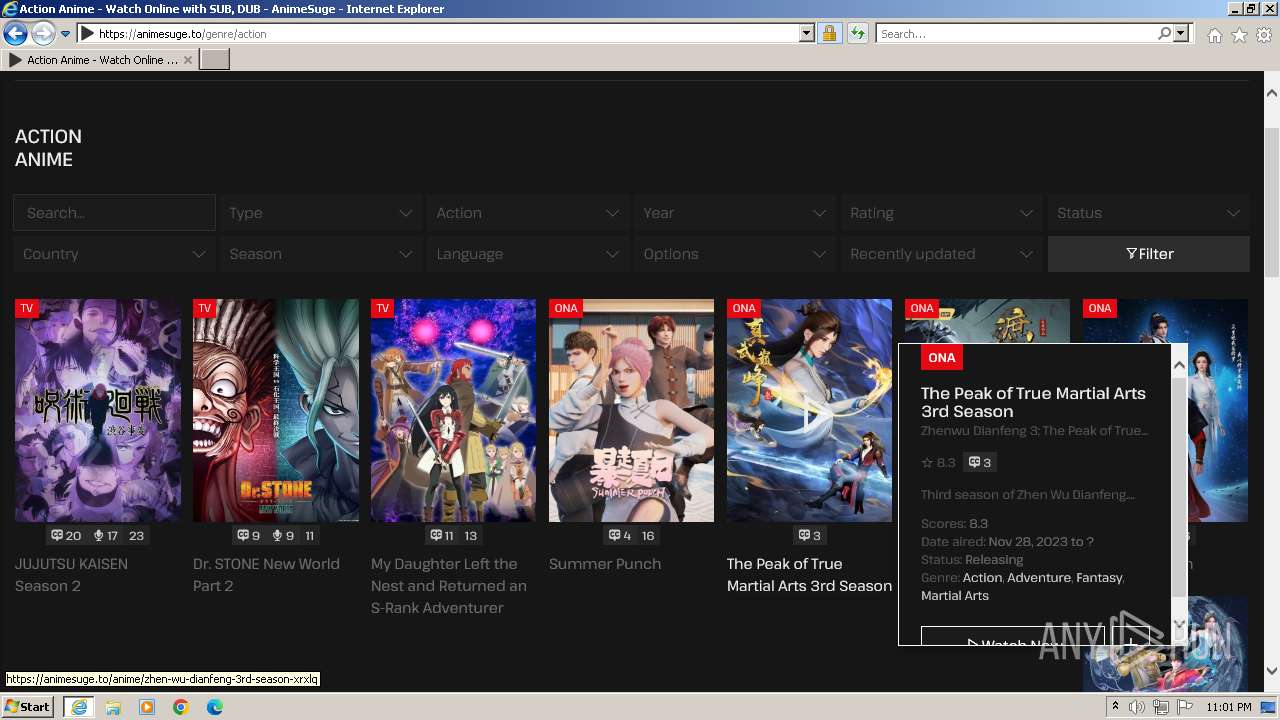 Is the AnimeSuge website down? - Quora