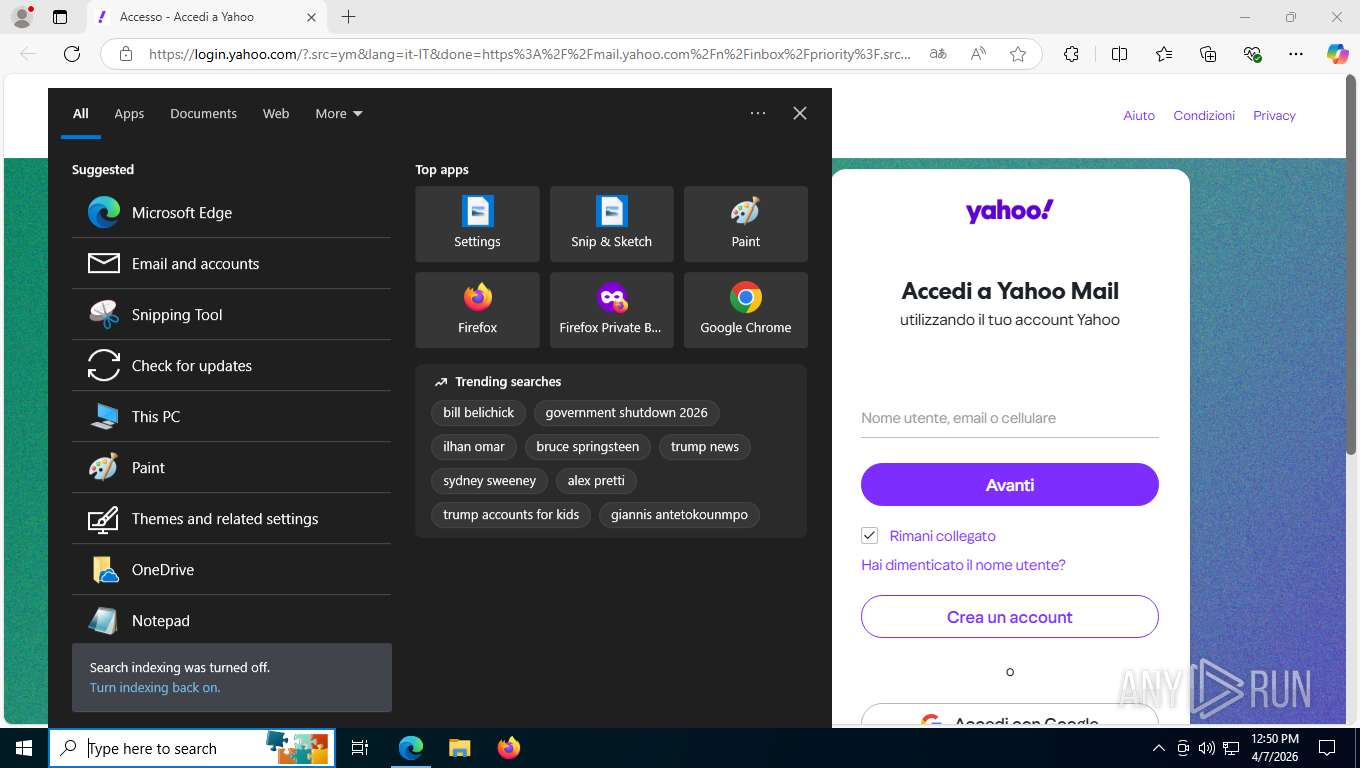 Malware analysis https://mail.yahoo.com/n/inbox/priority?.src=ym&reason ...