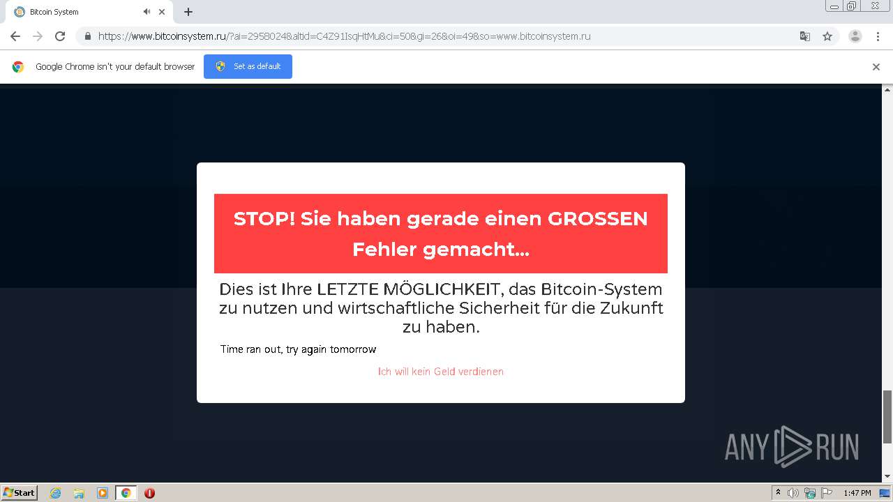 Malware analysis https://deref-web-02.de/mail/client/gcsTPDvhX3w ...