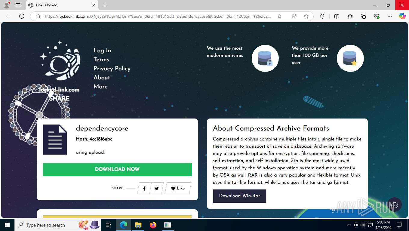 Malware analysis external.zip Malicious activity | ANY.RUN - Malware ...