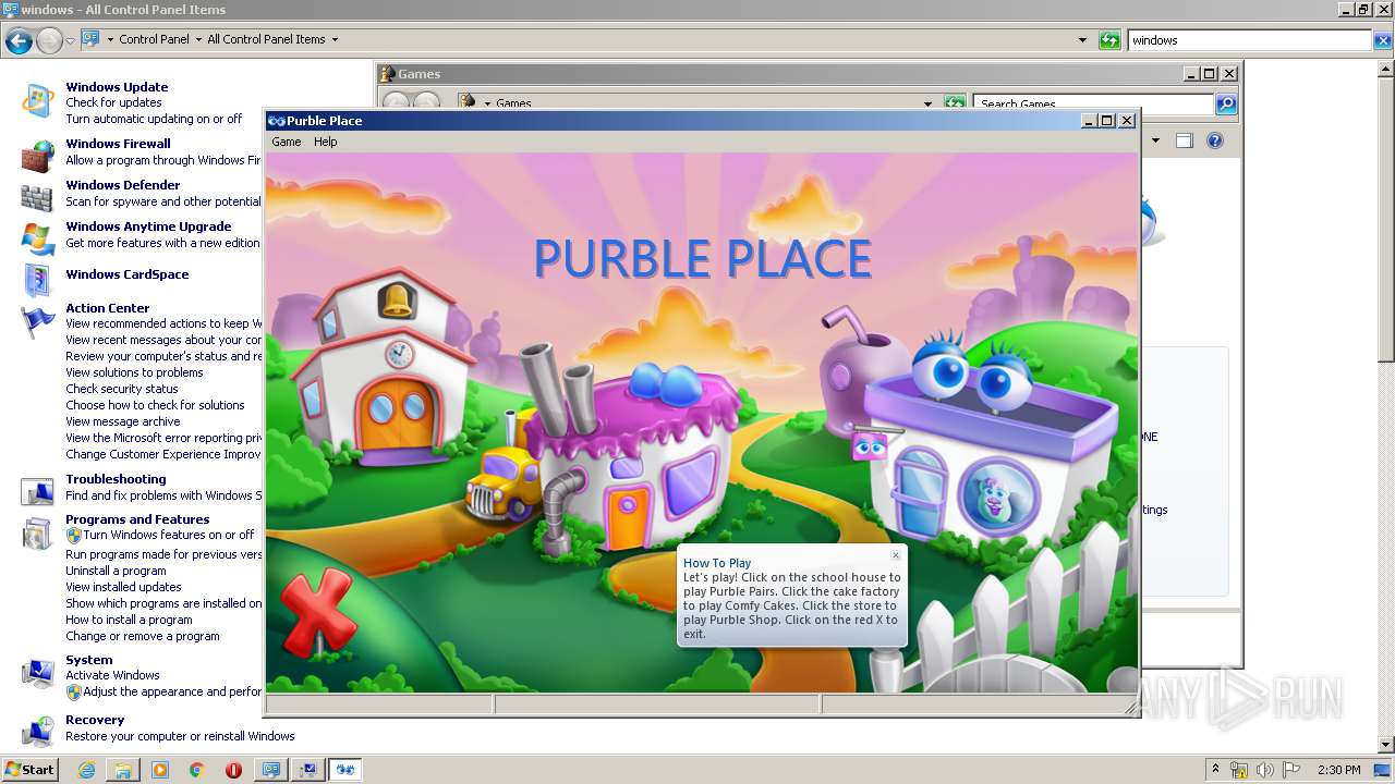 cake factory game purble place