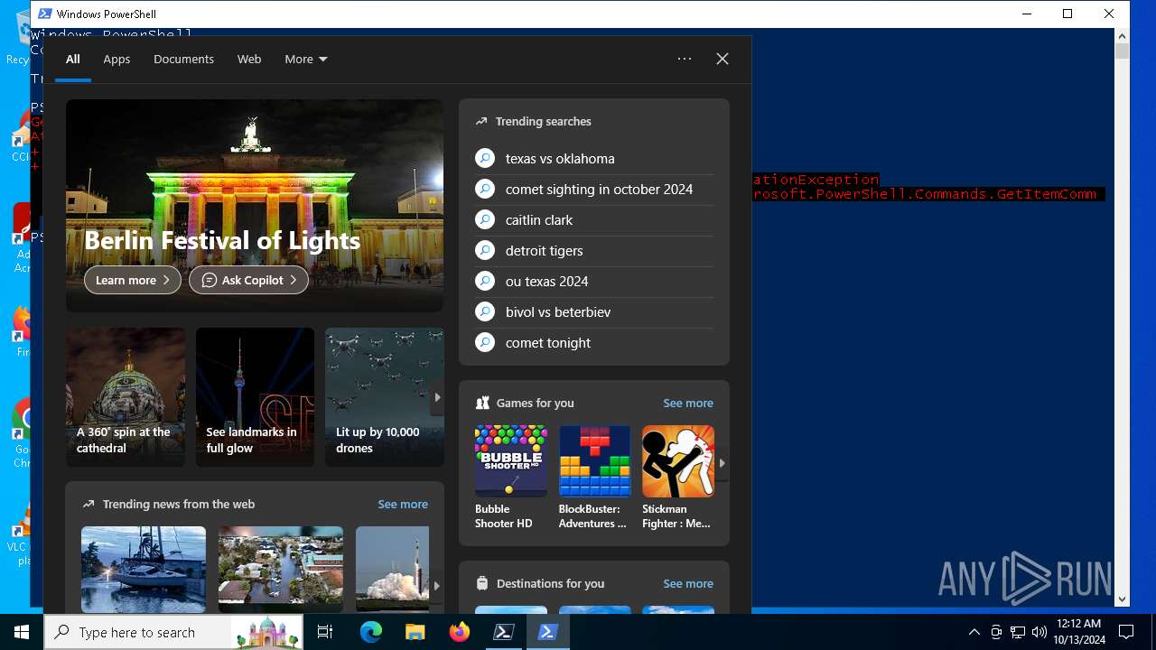 Malware analysis powershell.exe Malicious activity | ANY.RUN - Malware ...