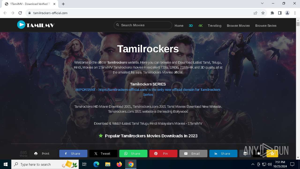 Tamilrockers official website deals