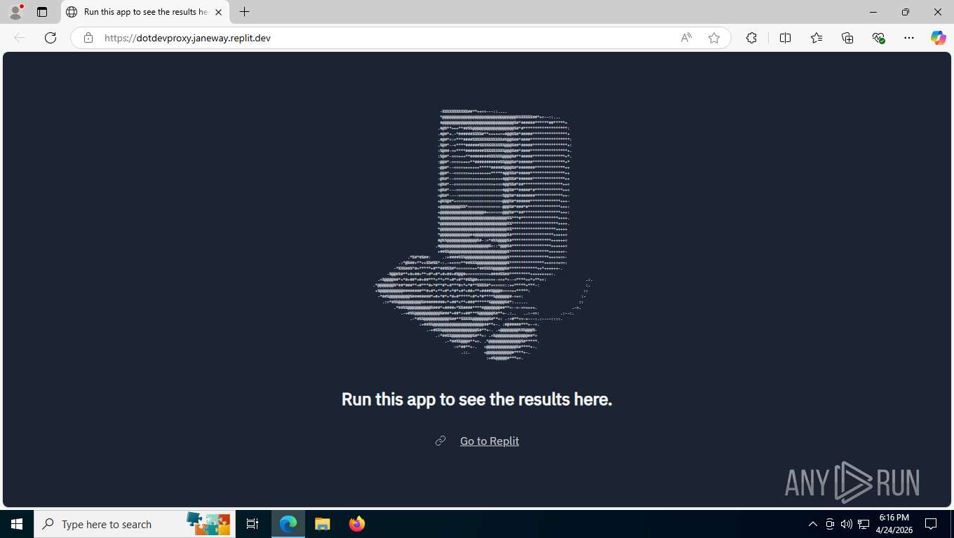 Malware analysis https://dotdevproxy.janeway.replit.dev Malicious ...