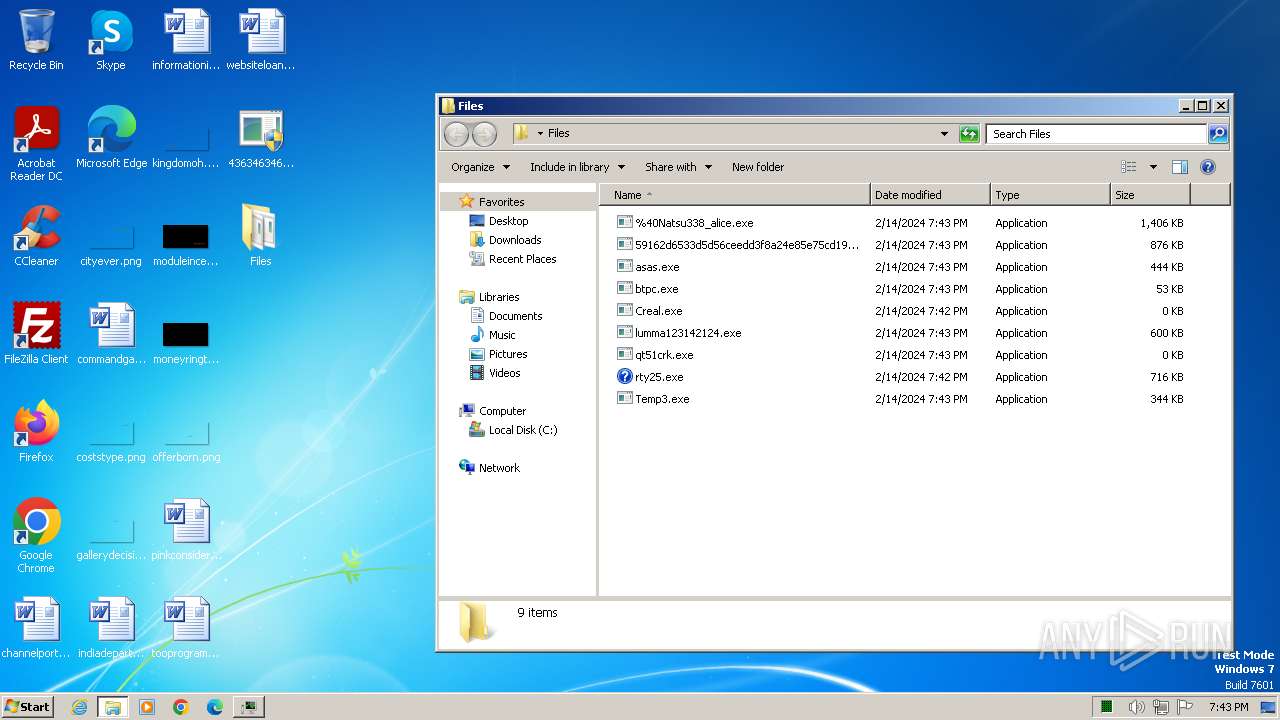 Malware analysis 4363463463464363463463463.exe Malicious