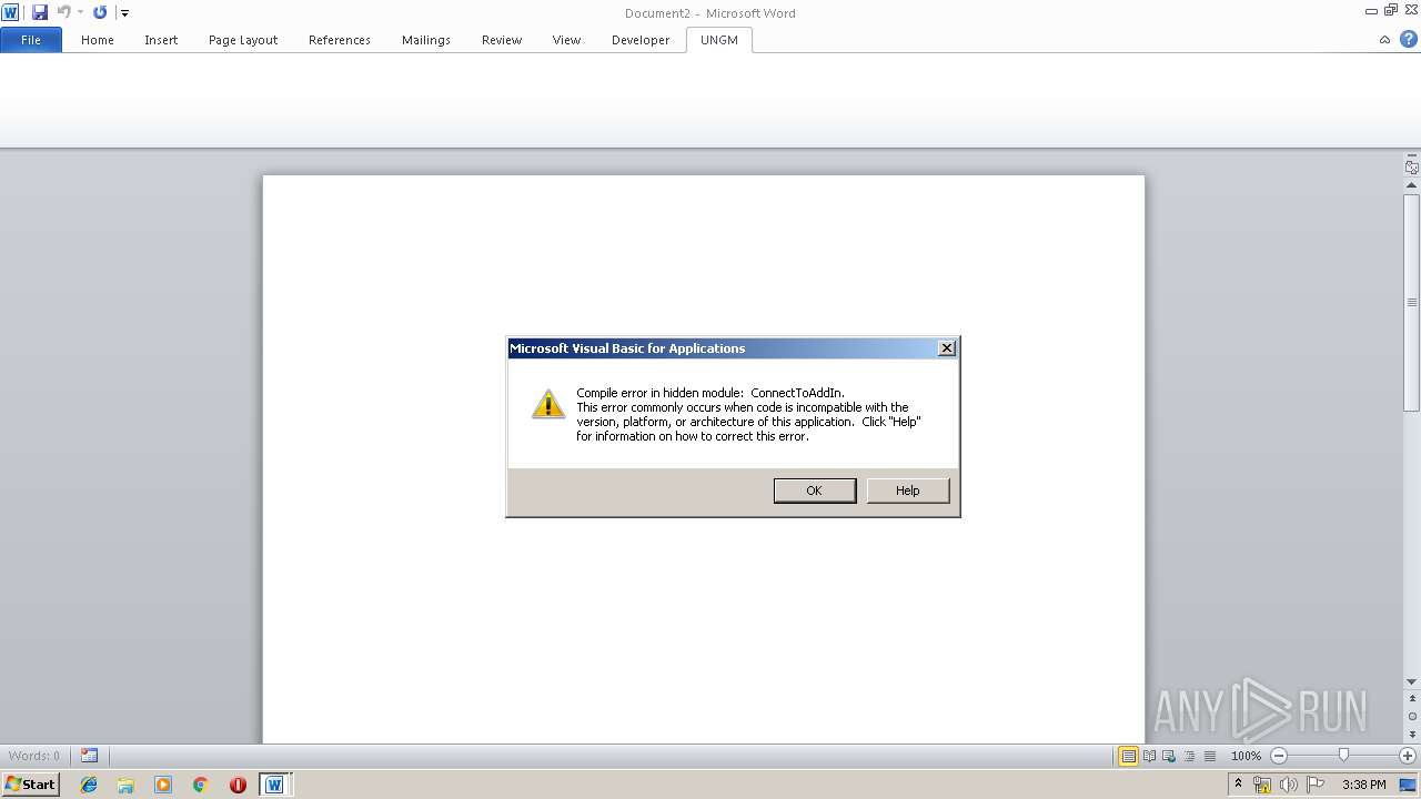 winword exe automation embedding