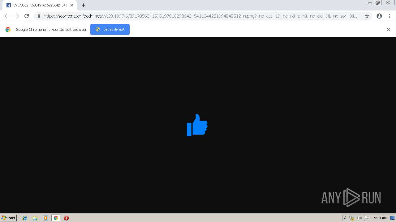 Malware analysis scontent.xx.fbcdn.net vt39.1997-639178562_1505197616293642_5411344281094848512_n.png?_nc_cat=1&_nc_ad=z-m&_nc_cid=0&_nc_zor=9&_nc_ht= scontent.xx&oh=f4fe639d55a6849b51410c769a4c06b4&oe=5D2E0775 No threats  detected | ANY.RUN ...