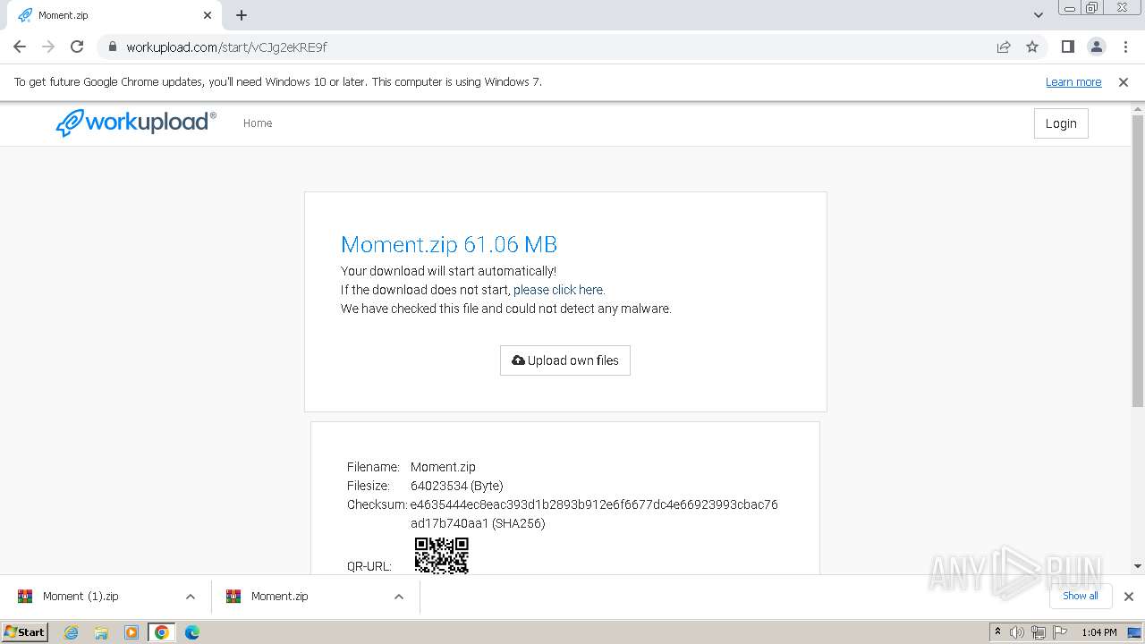 Malware analysis https://ddec1-0-en-ctp.trendmicro.com/wis/clicktime/v1 ...