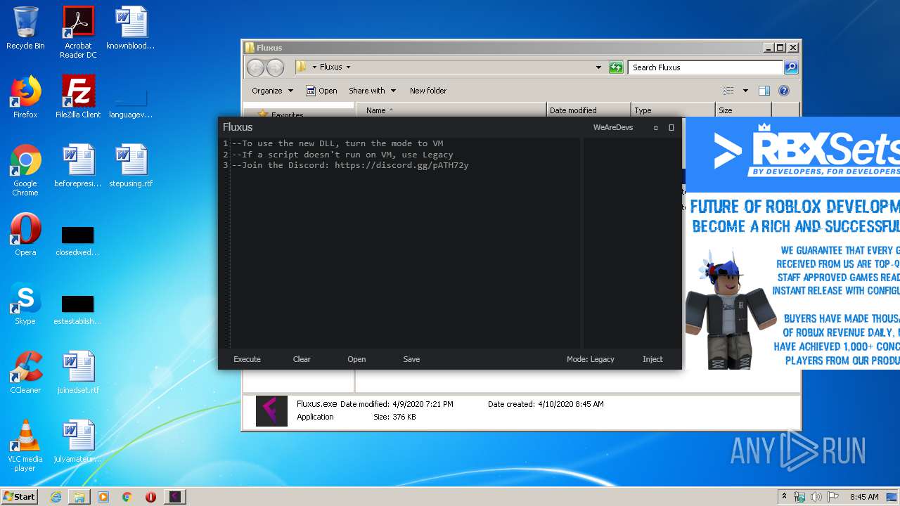 Free Roblox Fluxus Exploit for PC