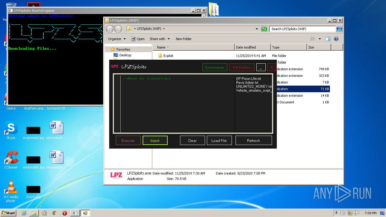 Lpzsploits Wip Rar Md5 Ea214b7f41481814739edbd49bd36c60 Interactive Analysis Any Run - roblox revize admin script