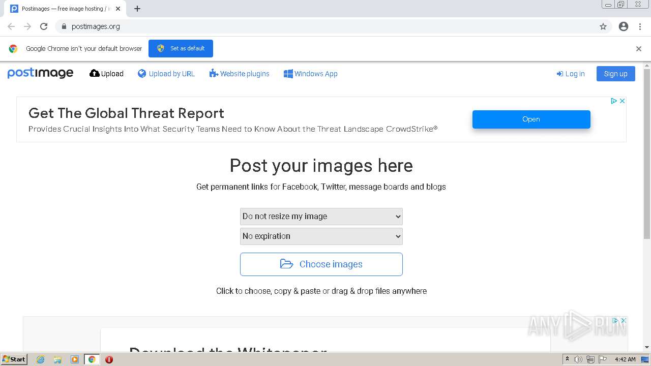 Malware analysis https://postimg.cc Malicious activity | ANY.RUN ...
