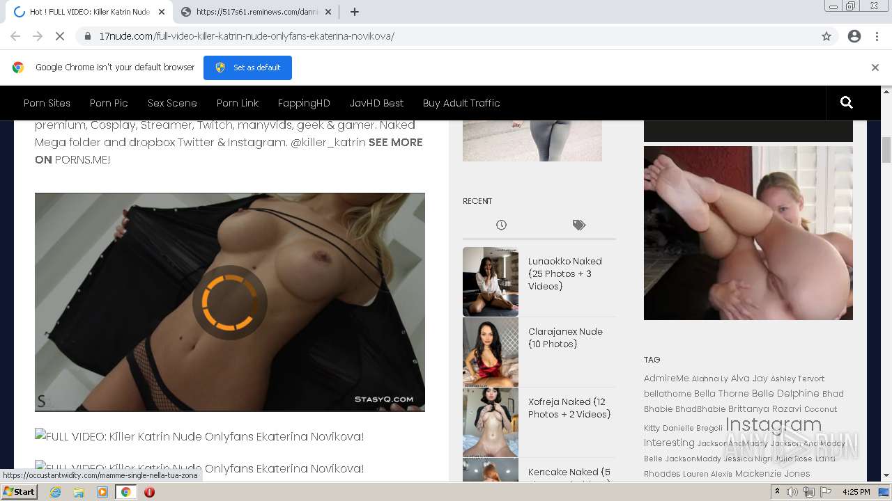 Malware analysis https://17nude.com/full-video-killer-katrin-nude-onlyfans-ekaterina-novikova/  Malicious activity | ANY.RUN - Malware Sandbox Online