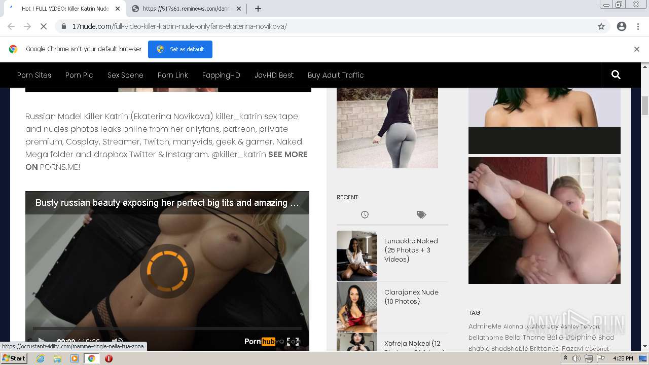 Malware analysis https://17nude.com/full-video-killer-katrin-nude-onlyfans-ekaterina-novikova/  Malicious activity | ANY.RUN - Malware Sandbox Online