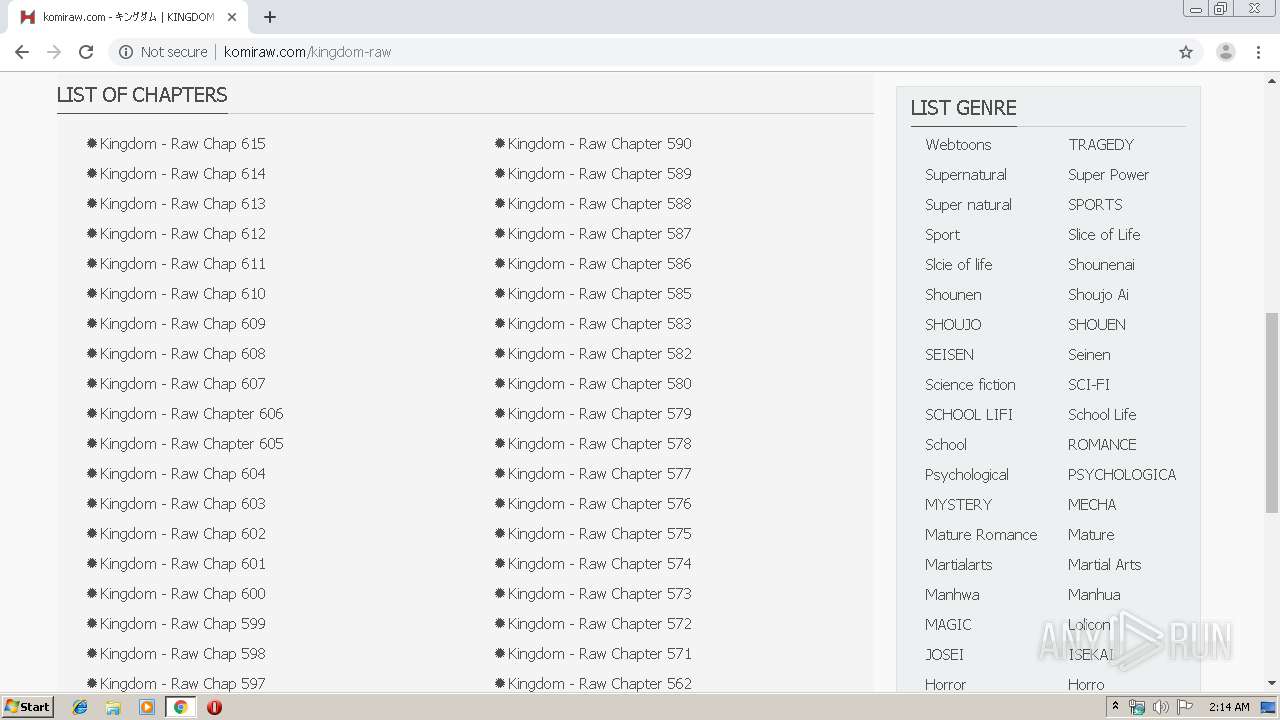 Malware analysis http:hamiraw.com No threats detected | ANY.RUN - Malware  Sandbox Online