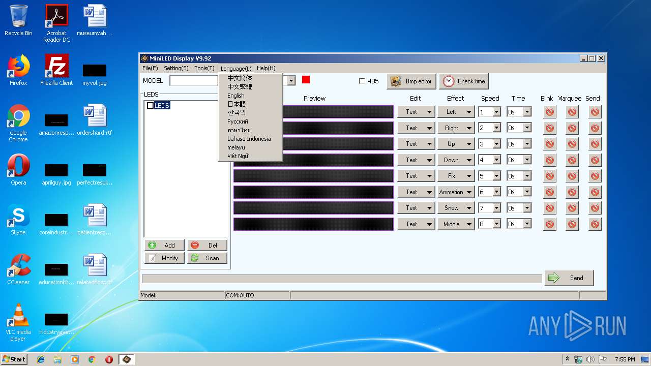 Analysis Mini led display V9.92.exe (MD5