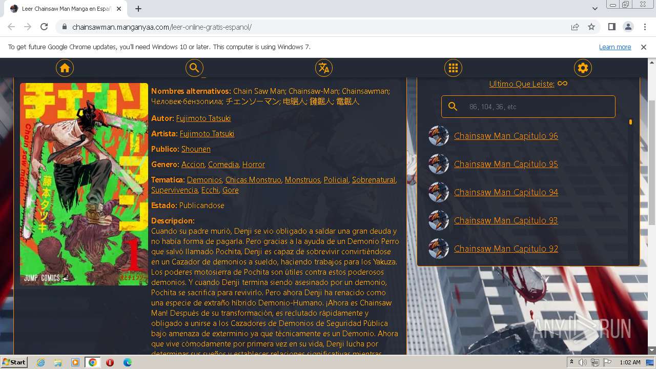 Malware analysis https://chainsawman.manganyaa.com/leer-online-gratis- espanol/ Malicious activity | ANY.RUN - Malware Sandbox Online