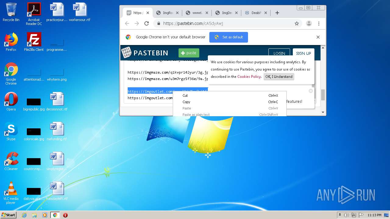 Malware analysis Malicious activity