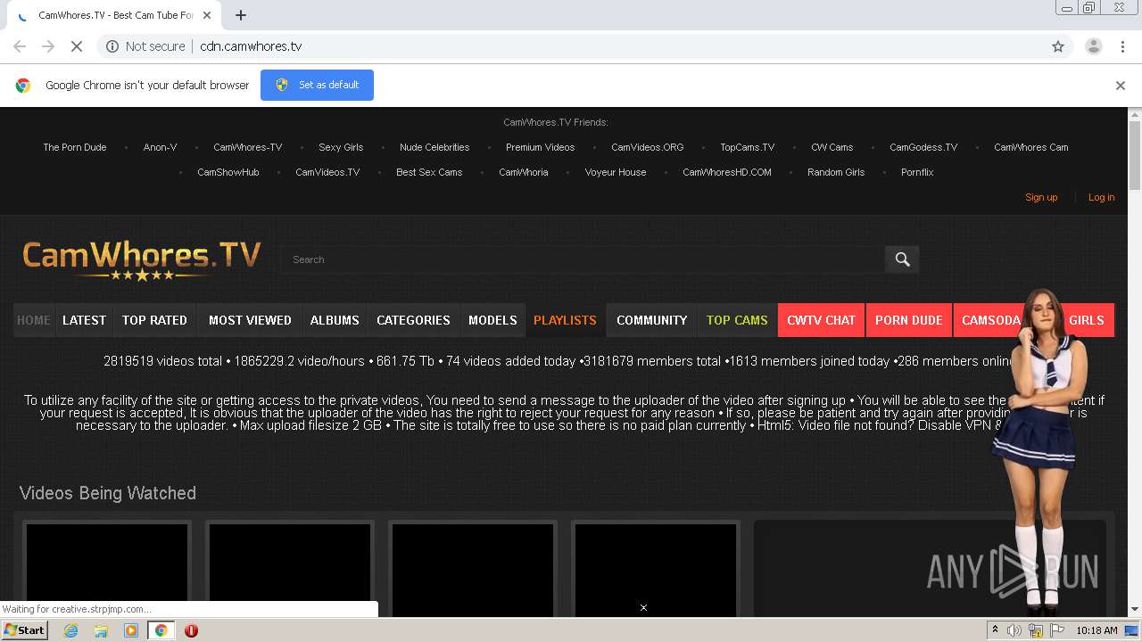 Malware Analysis Cdn Camwhores Tv Malicious Activity Any Run Malware Sandbox Online