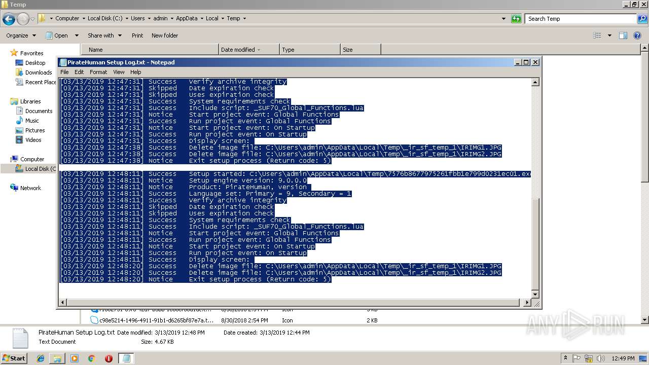 Malware analysis 7576b8677975261fbb1e799d0231ec01.exe Malicious ...