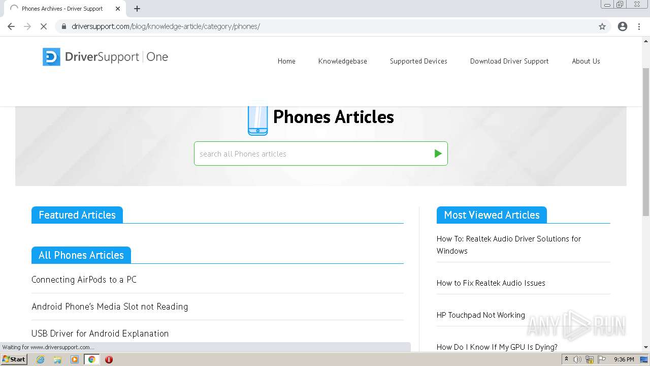 Https download driversupport ANY RUN Free Malware Sandbox Online