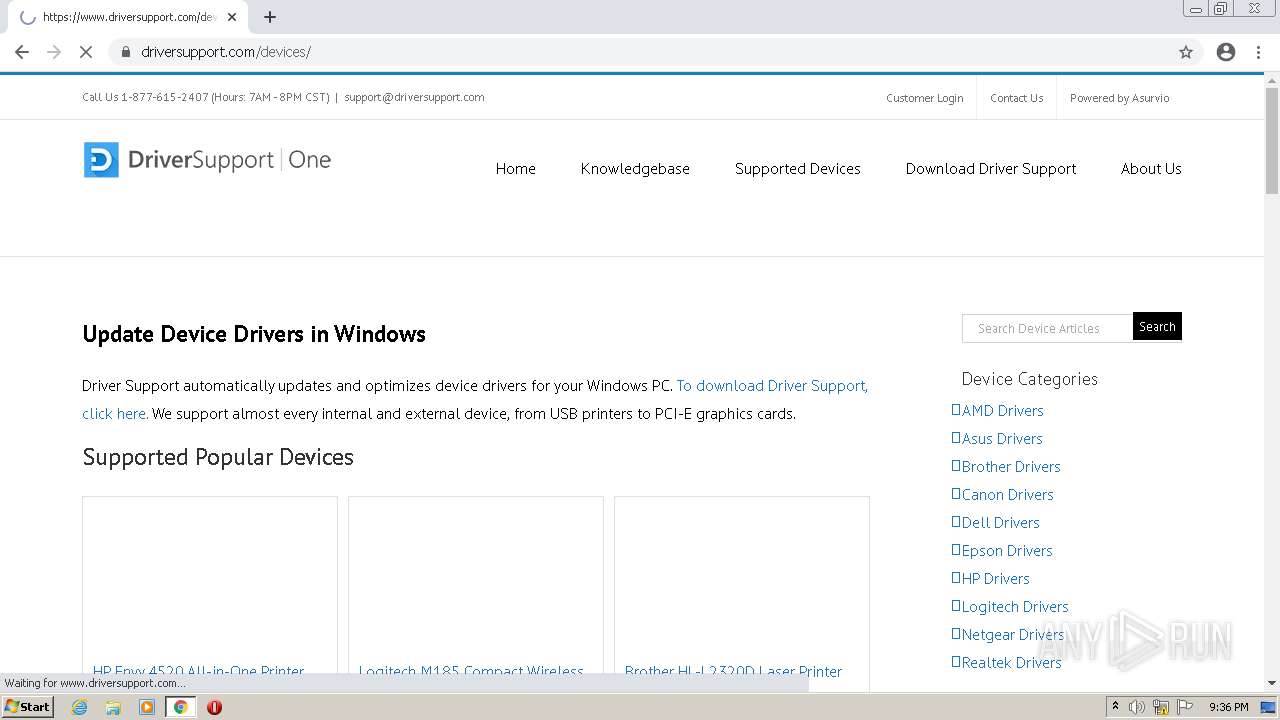 Https download driversupport ANY RUN Free Malware Sandbox Online