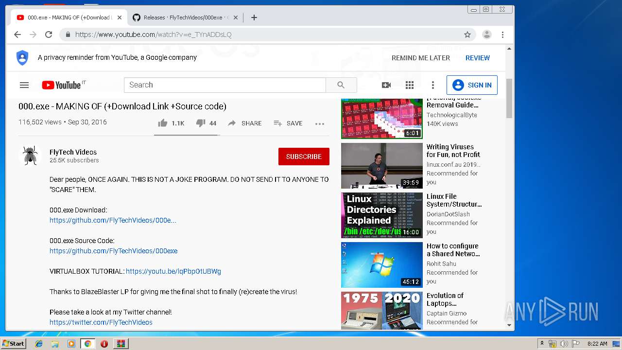 D7d9b8f2d3fb8e636f7090d23fba7a18e598d8fef3c5372d2c831883db169d54 Any Run Free Malware Sandbox Online