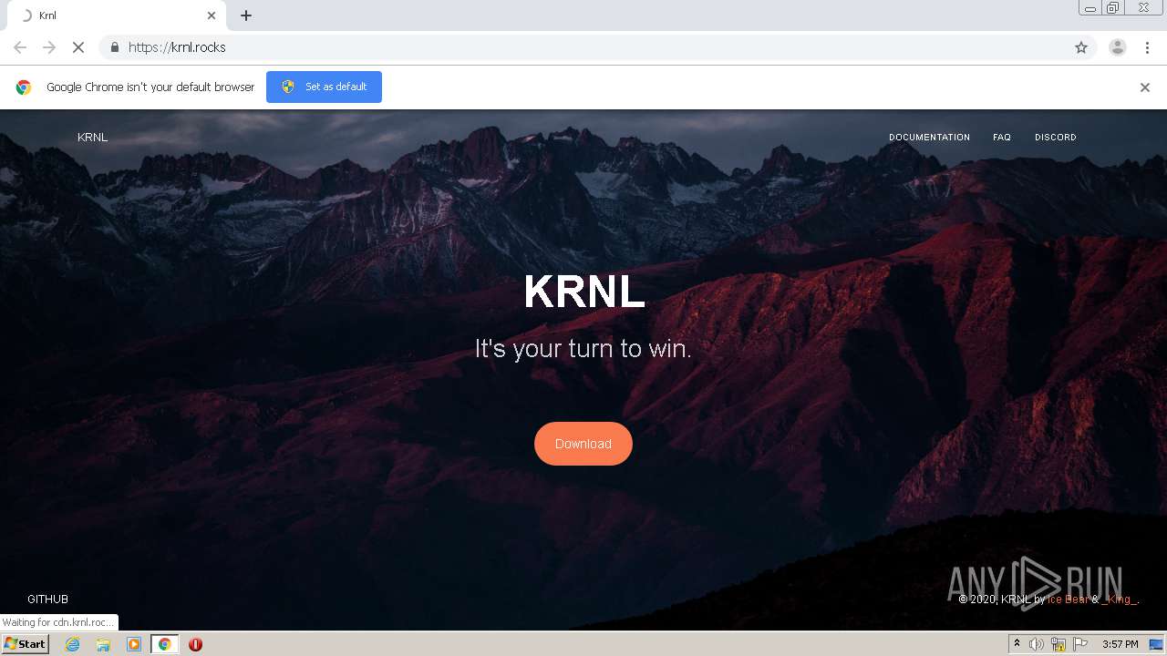 Malware analysis https://krnl.rocks/ Malicious activity | ANY.RUN ...