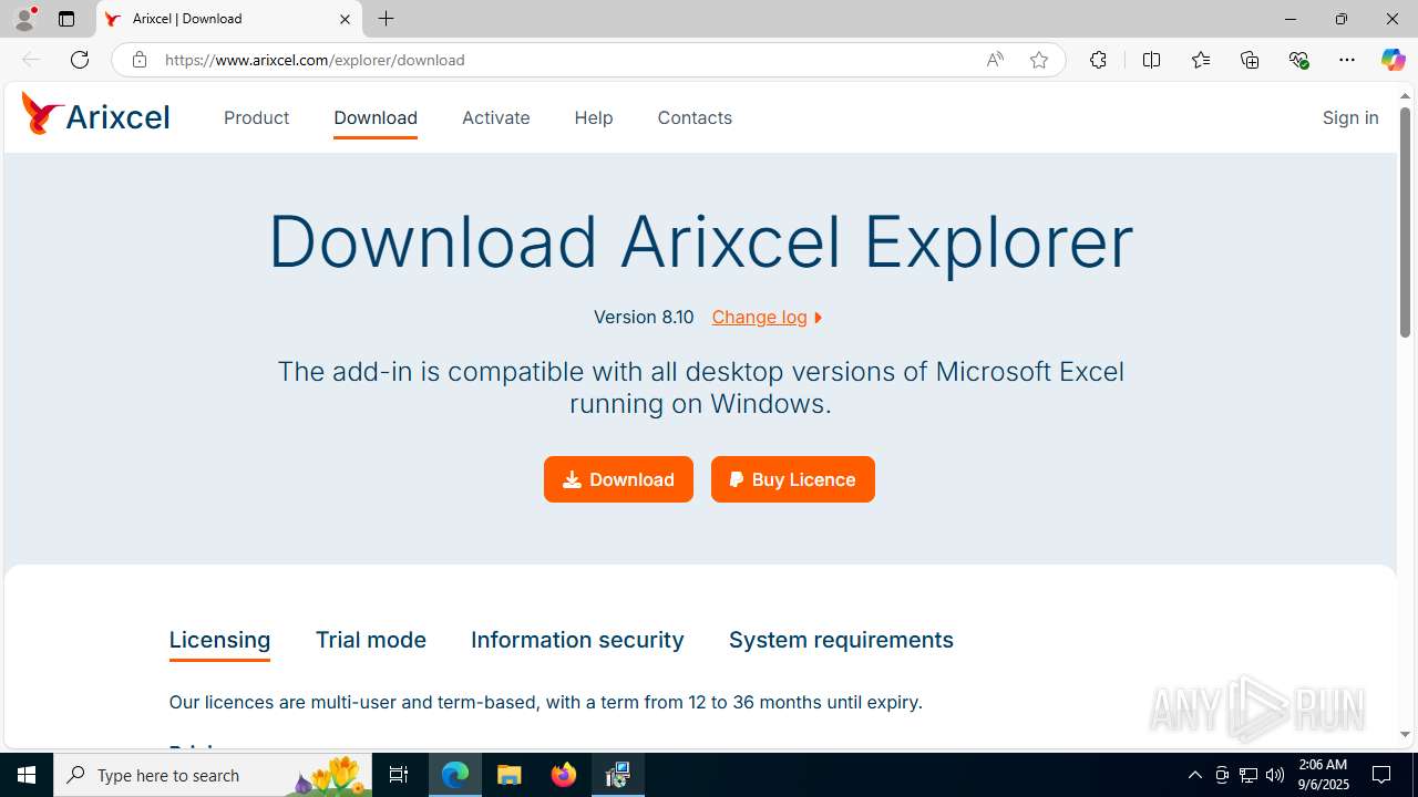 Malware analysis https://www.arixcel.com/explorer/download Malicious ...