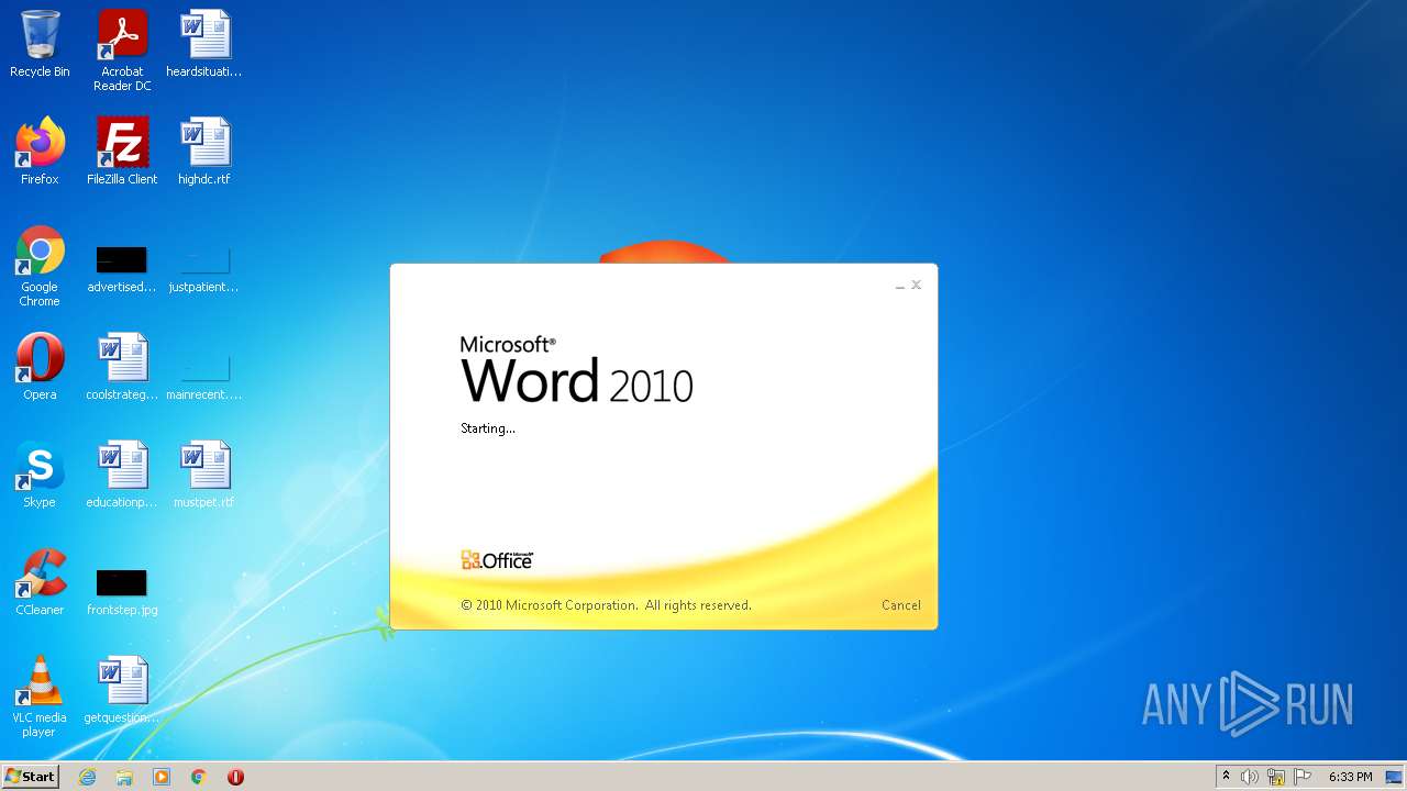 Analysis Exploit_Sample.doc (MD5: AE04E09C58B0E078CE37A7253DE7FE4C ...