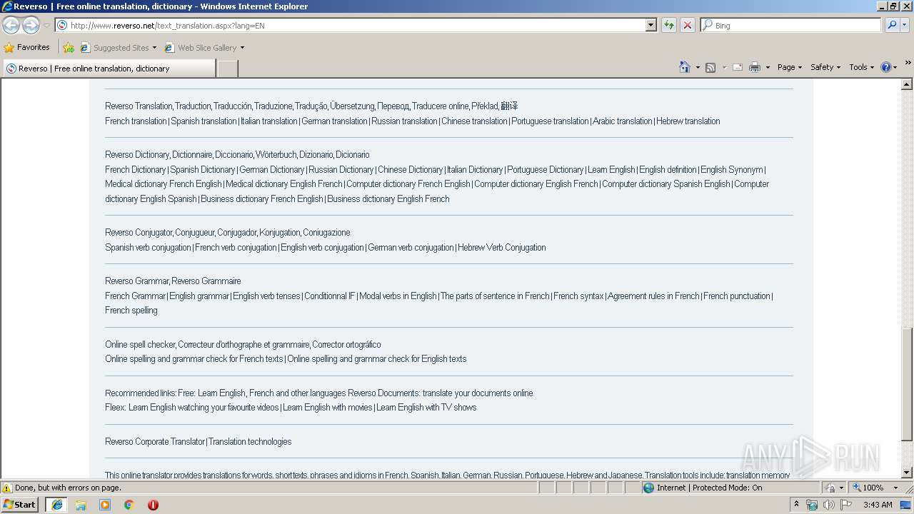Http Www Reverso Net Any Run Free Malware Sandbox Online