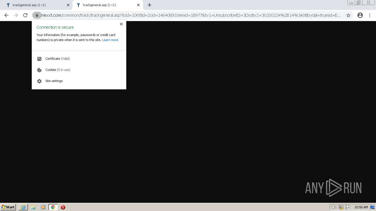 Malware analysis http://www.nexxt.com/common/track/trackgeneral.asp ...