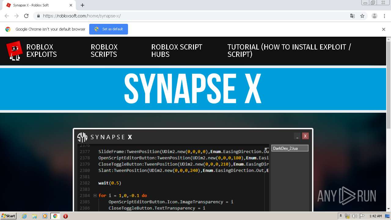 synapse x free download roblox
