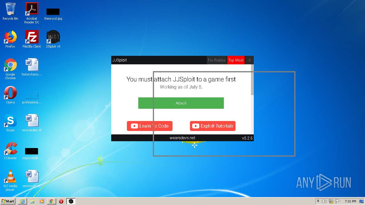 Https Wearedevs Net D Jjsploit Any Run Free Malware Sandbox Online - roblox error code 1108